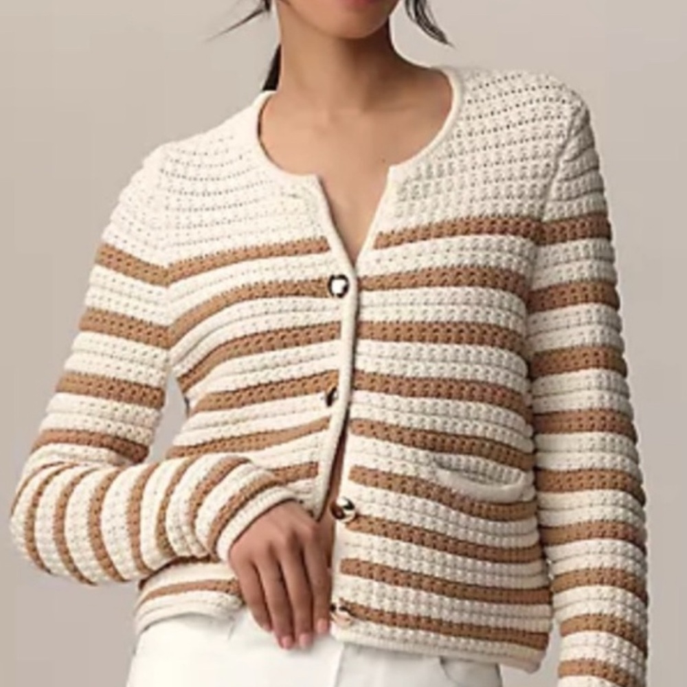 PAIGE Oberon striped cardigan